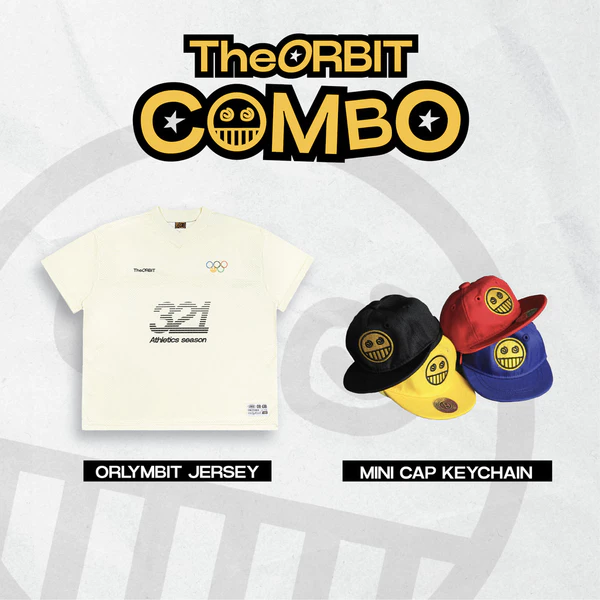 COMBO ÁO + PHỤ KIỆN THE ORBIT Orlymbit Jersey +  Mini Cap Keychain - Local Brand Chính Hãng