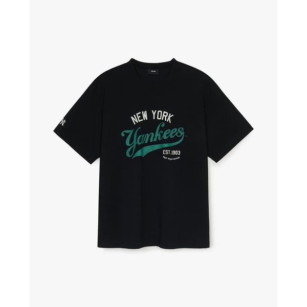 MLB - Áo thun unisex Varsity Vintage Graphic Overfit_3ATSV0553-50BKS
