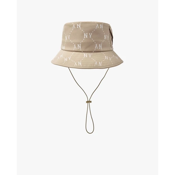 MLB - Nón bucket unisex Diamond Monogram Sporty Safari_3AHTM015N-50BGD