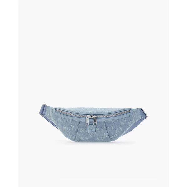 MLB - Túi bao tử unisex Classic Jacquard Denim Monogram_3AHSMD15N-50BLL