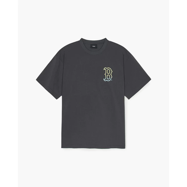MLB - Áo thun unisex cổ tròn tay ngắn Basic Color Letter Mega_3ATSB0653-43CGS