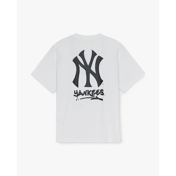 MLB - Áo thun unisex Basic Mega Logo Oversized_3ATSB0853-50WHS