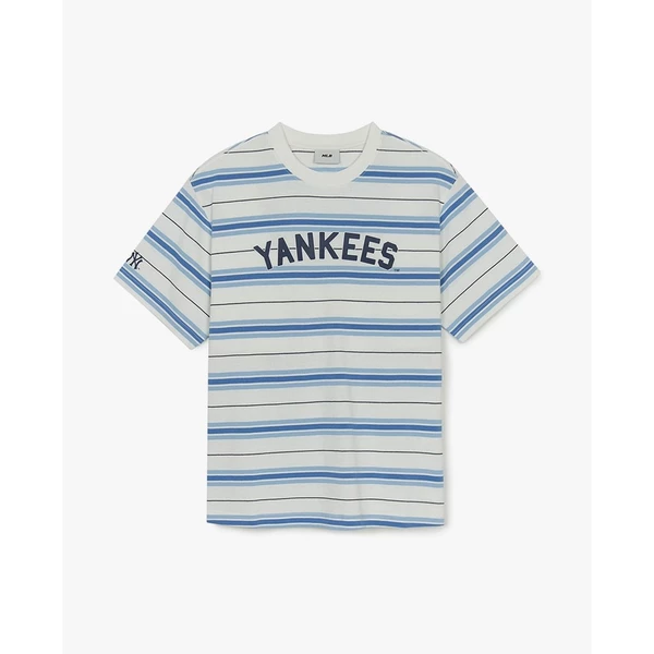 MLB - Áo thun unisex Varsity Stripe Overfit_3ATSV0353-50IVS