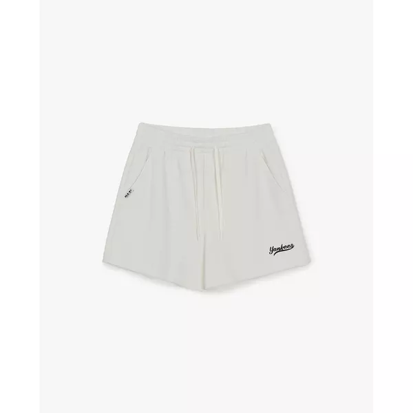 MLB - Quần short nữ ống rộng lưng thun Basic_3FSPB0363-50IVS