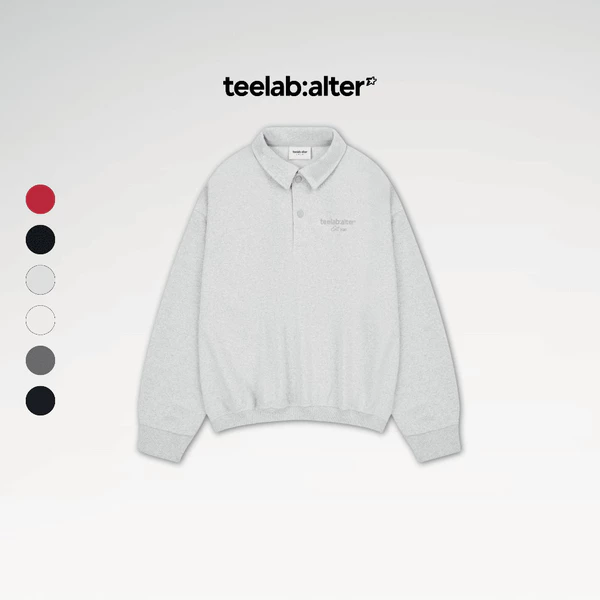 Áo Polo Sweater Teelab Alter Semi Fleece Polo Sweater HD125