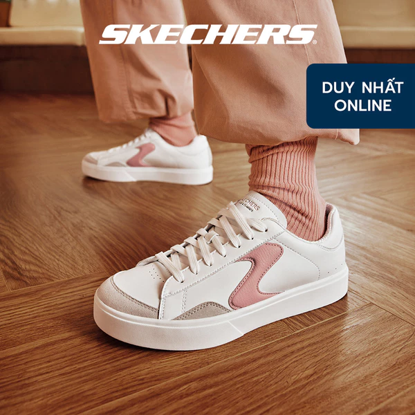Giày Thể Thao Nữ Skechers Court Classics Eden LX Slick Talk-185190-WPK Online Sale