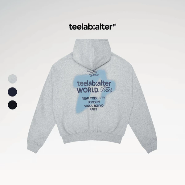 Hoodie Nỉ Teelab Alter Oversized Fleece World Tour Hoodie HD124