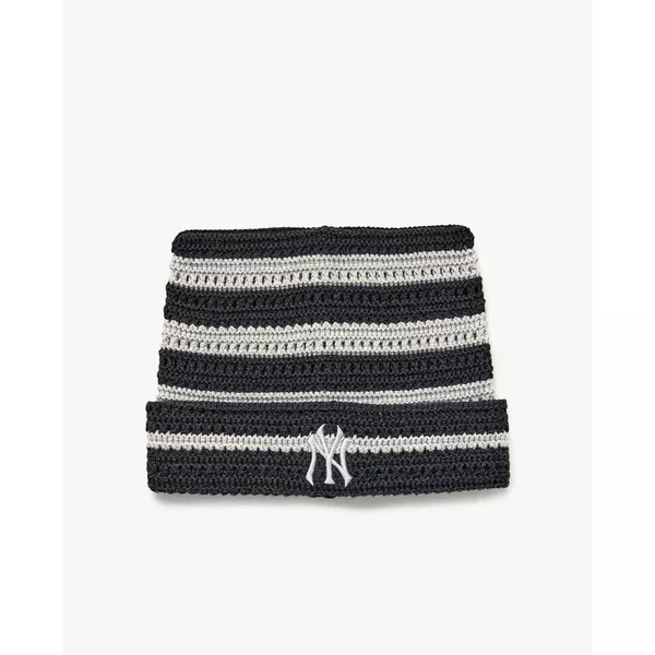 MLB - Nón len unisex tai mèo kẻ sọc Summer_3ABNB0363-50BKS