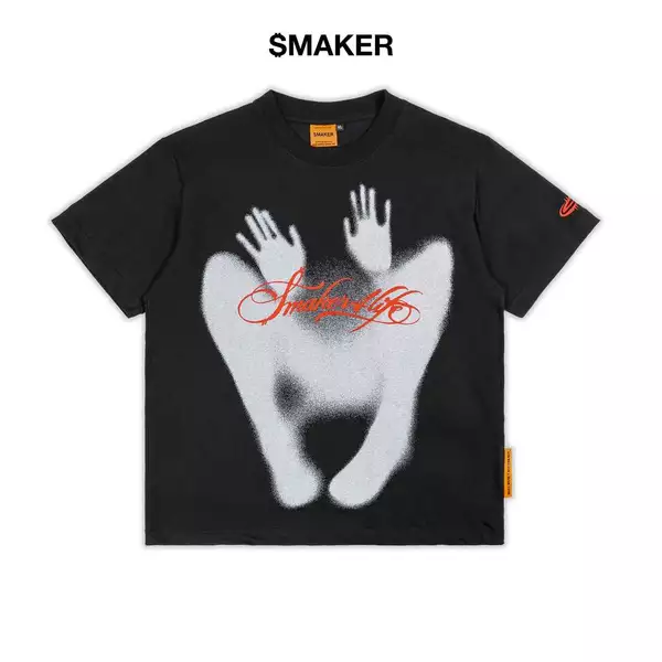 [SMAKER] Áo thun unisex nam nữ màu đen 100% cotton thoáng mát - $4L TEE IN BLACK