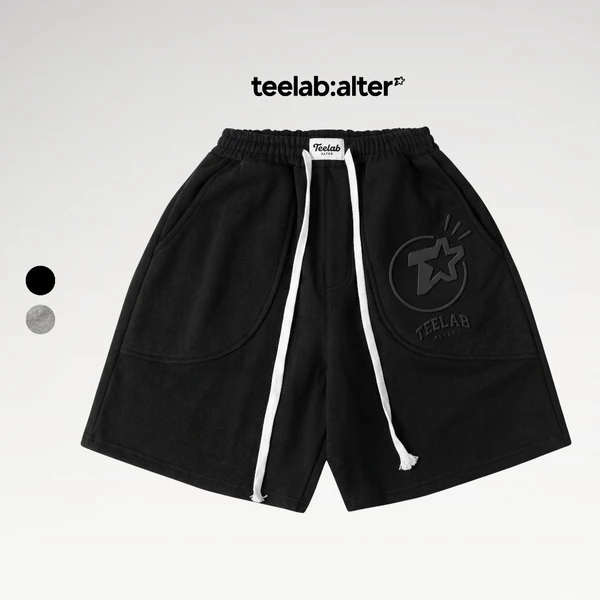 Quần Shorts Nỉ Teelab Alter Relaxed T STAR Shorts SH004