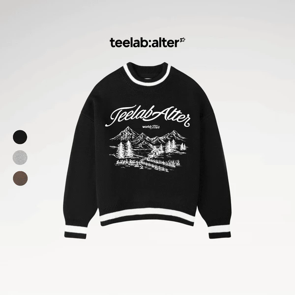 Áo Len Teelab Alter Boxy Knit Switzerland Sweater HD131