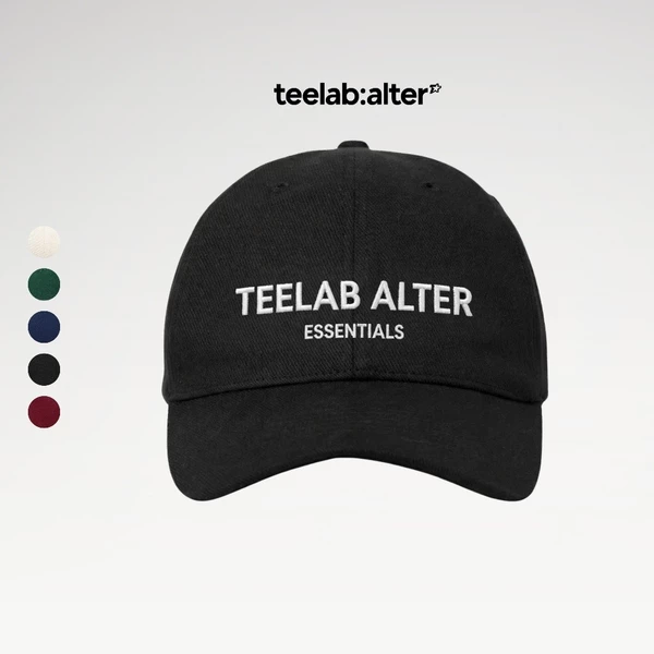 Mũ Teelab Alter Oversized Cotton Essentials Cap AC114