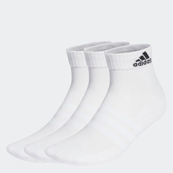 adidas Phong cách sống & Bóng rổ Bộ 3 Đôi Tất Cổ Chân Có Đệm Sportswear Unisex trắng HT3441