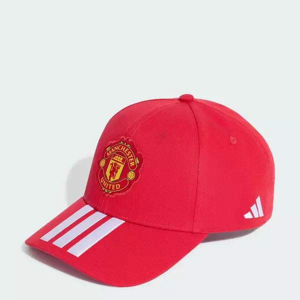 [Duy nhất 8.8 - VOUCHER 30%]adidas Bóng đá MŨ LƯỠI TRAI MANCHESTER UNITED Unisex Đỏ KT0648