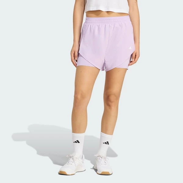adidas Gym & Training Quần Short 2 trong 1 dành cho Tập Luyện Nữ Màu tím JX7264