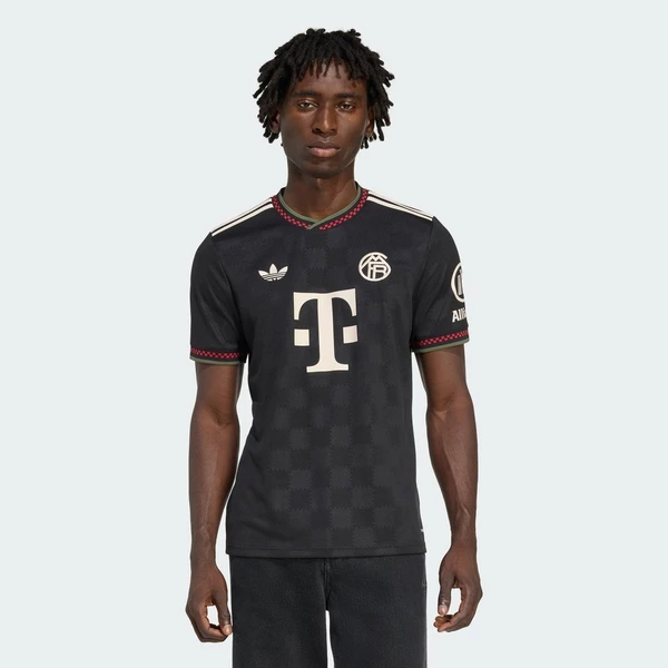 adidas Football FC Bayern 25/26 Third Jersey Men Black KE6801