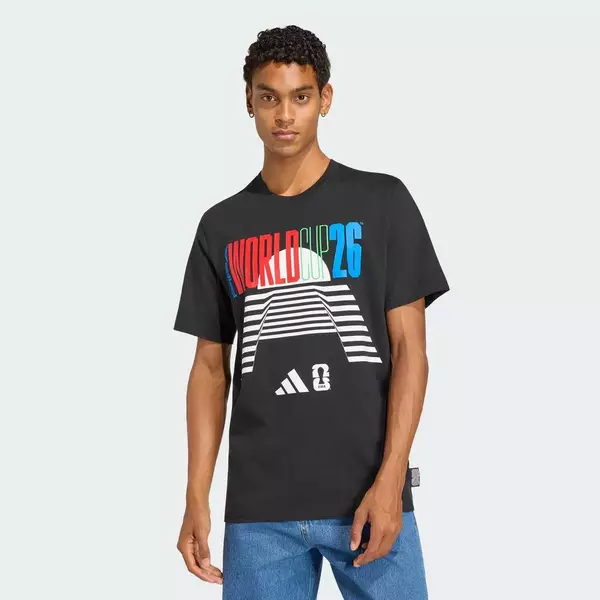 adidas Bóng đá Áo Thun World Cup Tour FIFA World Cup 26™ Nam Đen KC1342