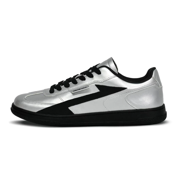 Giày Sneaker Unisex RieNevan MiDiTaDi – Trainer Cổ Điển, Da Lộn + Da Nhân Tạo, Đế Cao Su Nguyên Khối – Black Thunder