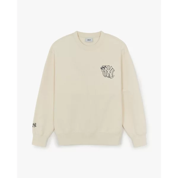 MLB - Áo sweatshirt unisex cổ tròn tay dài Street Mega Bear_3AMTE0256-50CRS