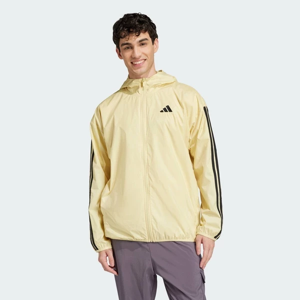 adidas Phong cách sống Áo Gió 3 Sọc Essentials Nam Màu vàng IM7847