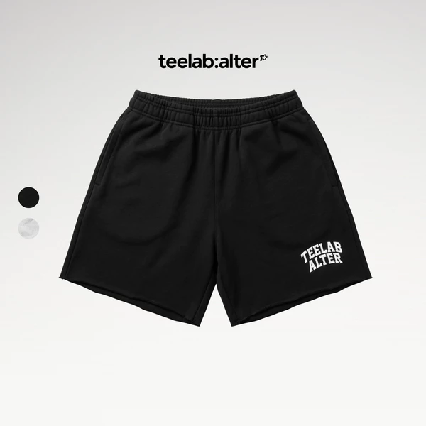 Quần Shorts Nỉ Cắt Gấu Teelab Alter Raw Hem Shorts SH013