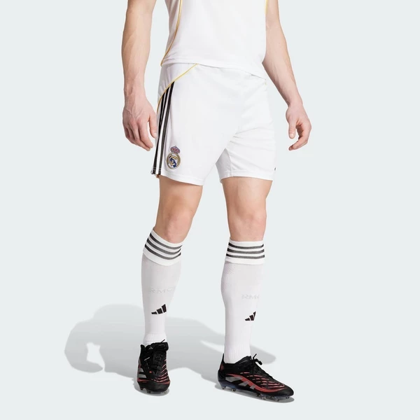 adidas Bóng đá Quần Short Sân Nhà Real Madrid 25/26 Nam trắng JJ1926