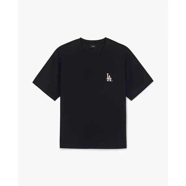 MLB - Áo thun unisex tay ngắn Basic Color Lettering Graphic_3ATSB6363-07BKS