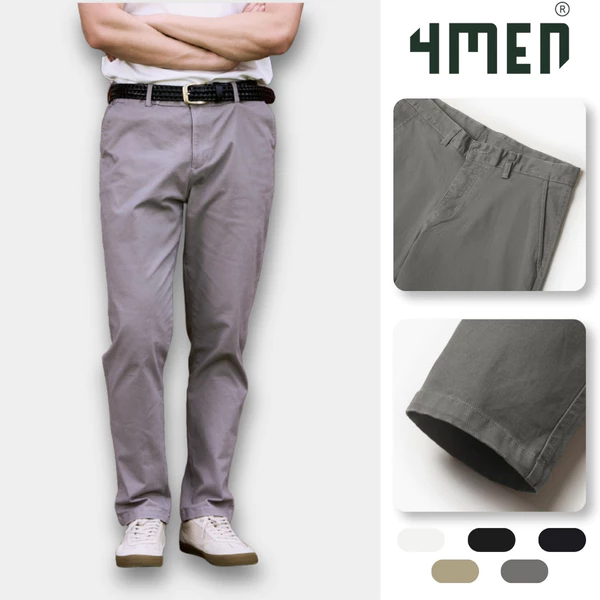 Quần Kaki Nam Trơn Form Slimfit QK032 Tôn Dáng, Mềm Mại, Thoải Mái Vận Động