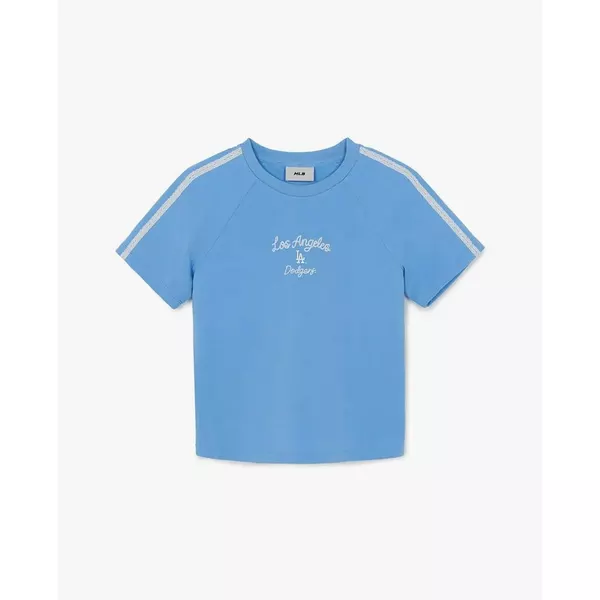 MLB - Áo croptop nữ tay ngắn phối viền Varsity_3FTSV5463-07SBP