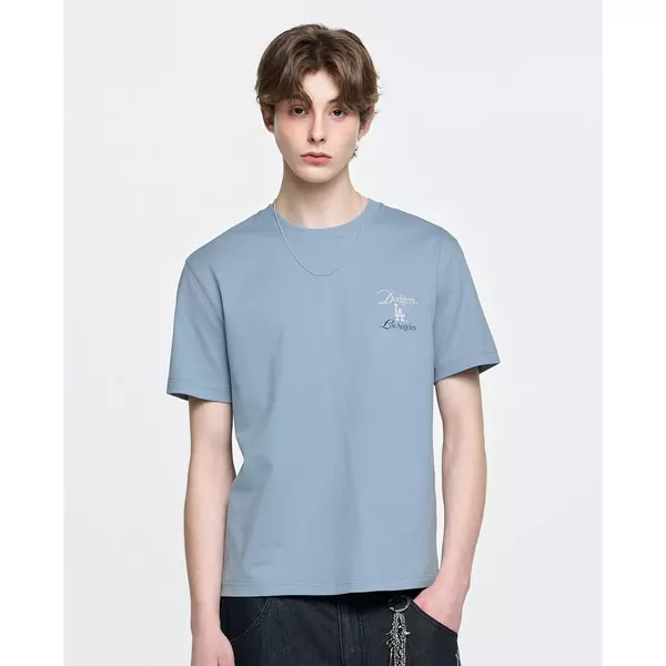 MLB - Áo thun unisex tay ngắn Sheriff Small Lettering Logo_3ATSB8163-07SBL