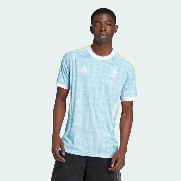 adidas Bóng đá Áo Đấu Sân Khách Juventus 25/26 Nam Màu xanh da trời JJ4323
