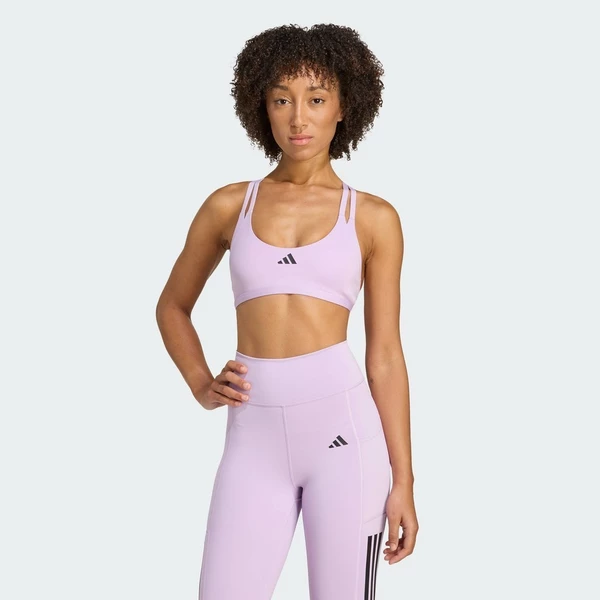 adidas Gym & Training Áo Bra Tập Luyện Nâng Đỡ Nhẹ Luxe Aeroimpact Nữ Màu tím KA3794