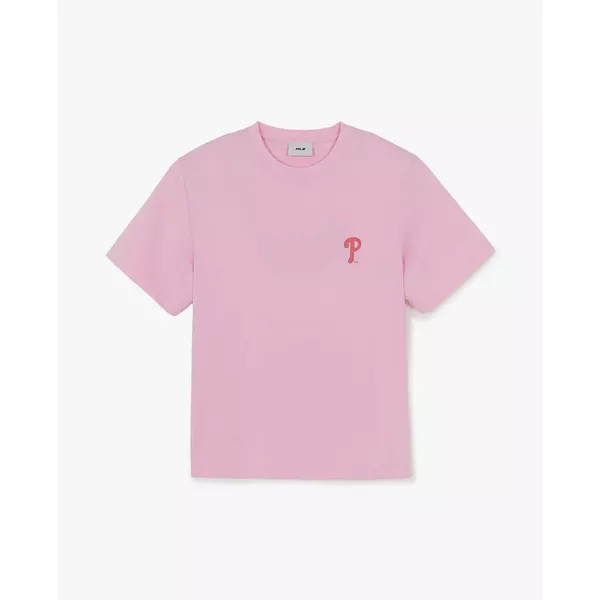 MLB - Áo thun unisex tay ngắn Basic Color Lettering Graphic_3ATSB6363-10PKP