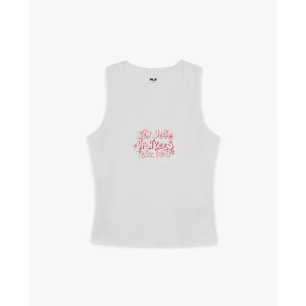 MLB - Áo ba lỗ nữ cổ tròn Street Graphic_3FTOB6163-50WHS