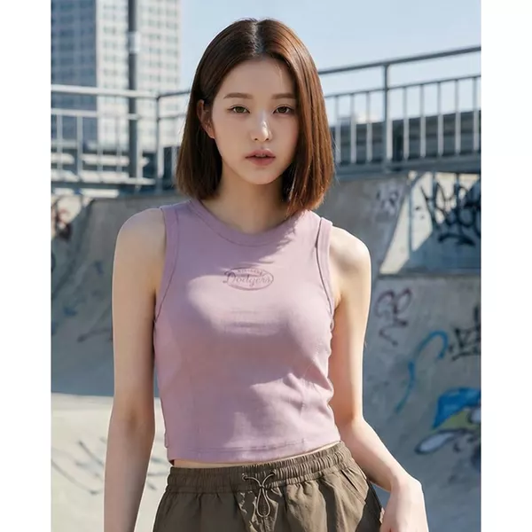 MLB - Áo ba lỗ nữ phom croptop Vintage_3FTOV0363-07LDL