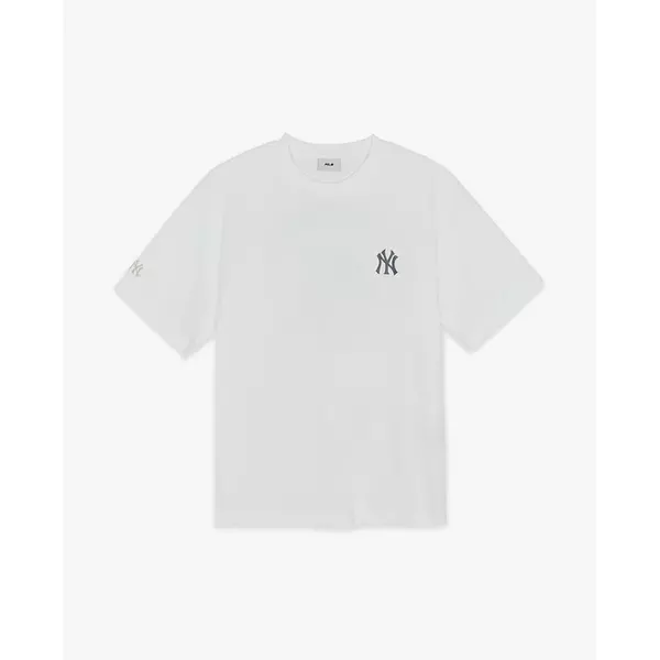 MLB - Áo thun unisex cổ tròn tay ngắn in họa tiết_3ATSN7463-50WHS