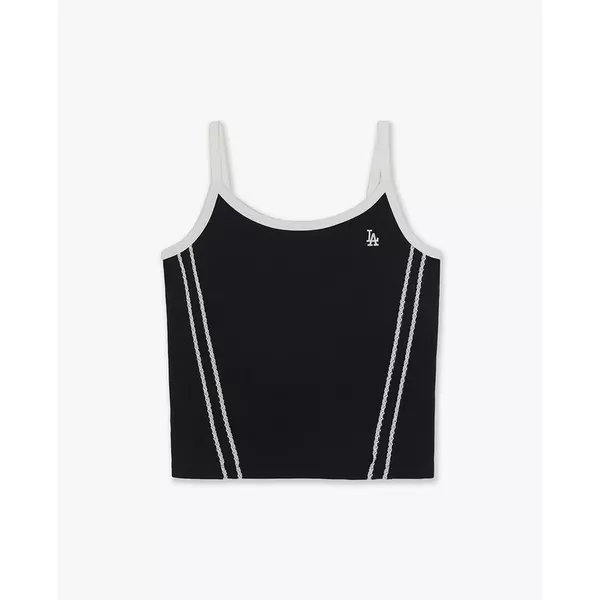 MLB - Áo hai dây nữ cổ tròn phối sọc Varsity_3FTOV6263-07BKS