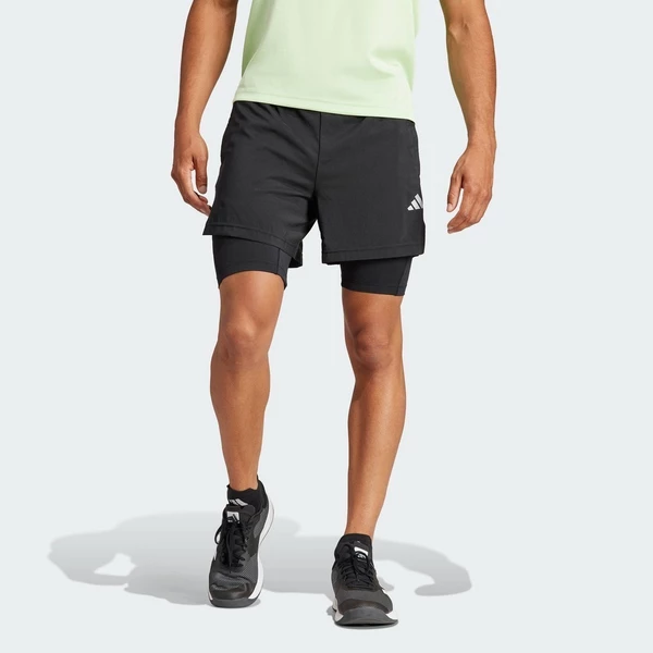 adidas Gym & Training Quần Short 2 Trong 1 Tập Gym Nam Đen IR8597