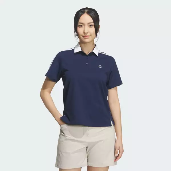 [Duy nhất 8.8 - VOUCHER 30%]adidas Đánh gôn ÁO POLO NGẮN TAY CLIMACOOL 3 GẠCH PIQUE Nữ Màu xanh da trời KD7209