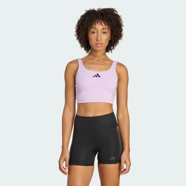 adidas Gym & Training Áo Bra Tank Nâng Đỡ Nhẹ Power Nữ Màu tím JZ6029