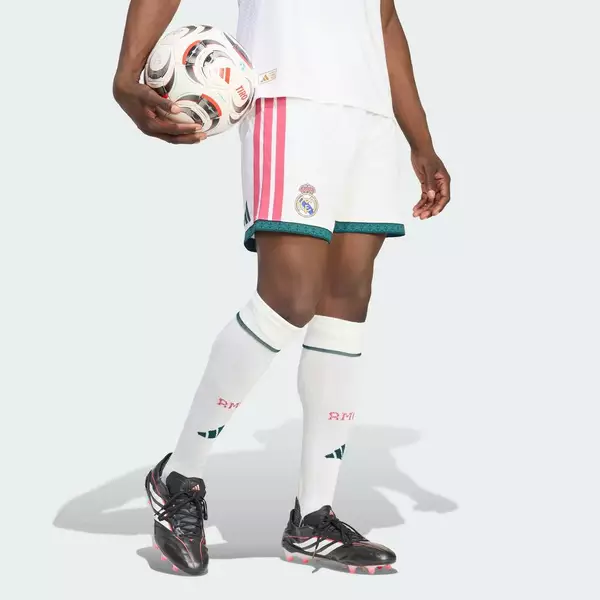 [Duy nhất 8.8 - VOUCHER 30%]adidas Bóng đá Quần Short Sân Nhà Real Madrid 26/27 Nam trắng JZ7214