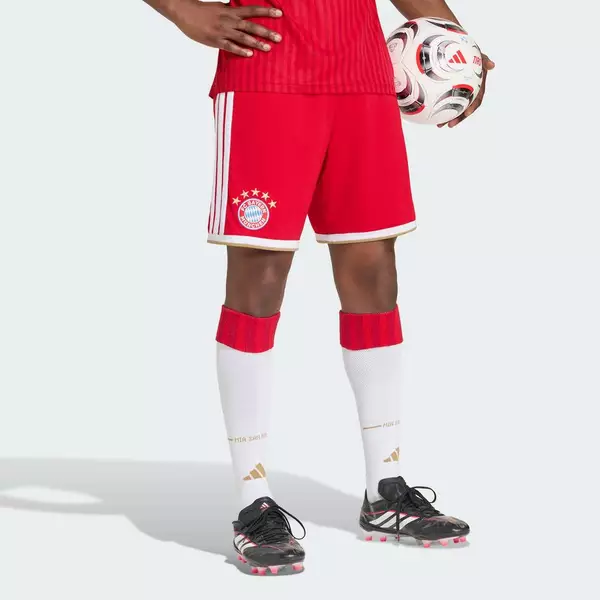 [Duy nhất 8.8 - VOUCHER 30%]adidas Bóng đá Quần Short Sân Nhà FC Bayern 26/27 Nam Đỏ JZ3060