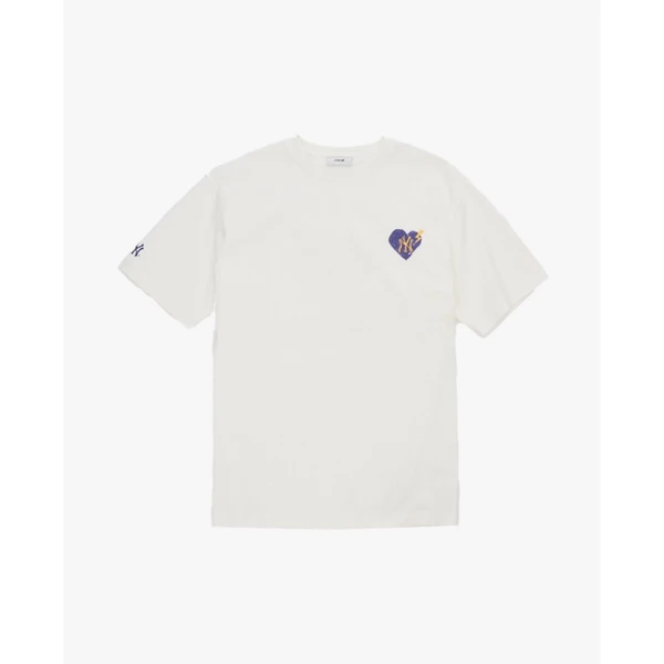MLB - Áo thun unisex cổ tròn tay ngắn Legends Heart_3ATSH0254-50IVS
