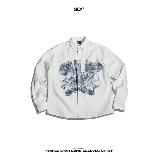 Áo sơ mi tay dài oxford SLY Triple Star