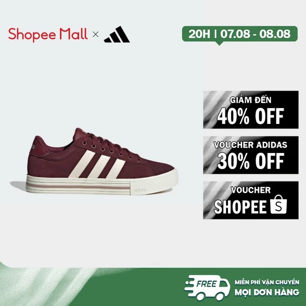 [Duy nhất 8.8 - VOUCHER 30%]adidas Lifestyle Daily 4.0 Shoes Unisex Burgundy JQ5648