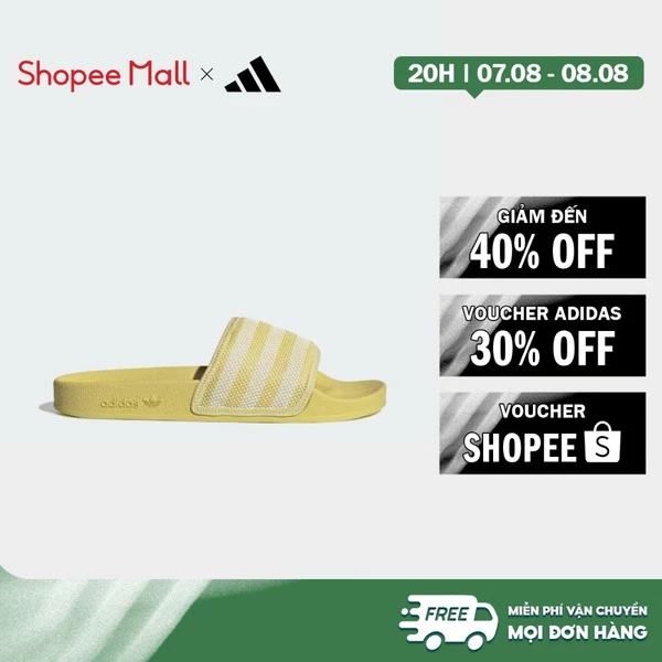 [Duy nhất 8.8 - VOUCHER 30%]adidas Phong cách sống Dép adilette Nam Màu vàng JH7768
