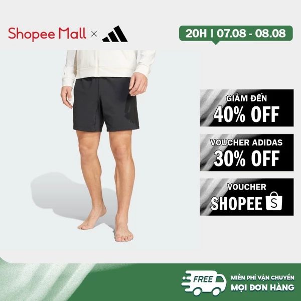 [Duy nhất 8.8 - VOUCHER 30%]adidas Gym & Training Quần Short Puremotion Nam Đen JE5688