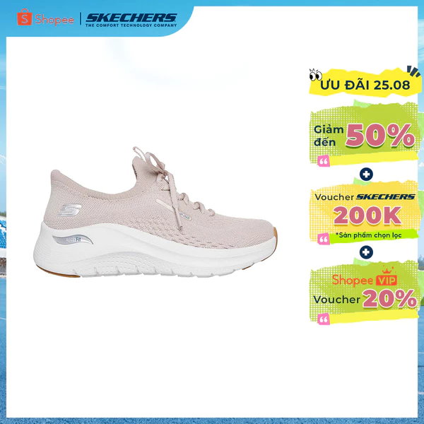 Giày Thể Thao Nữ Skechers Slip-Ins Sport Arch Fit 2.0 Sweet Stride Thường Ngày - 150331-NAT APMA