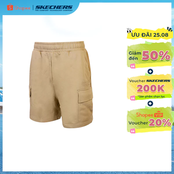 Quần Đùi Thể Thao Nữ Skechers Sports Union Shorts - L424W160-01EW Online Sale