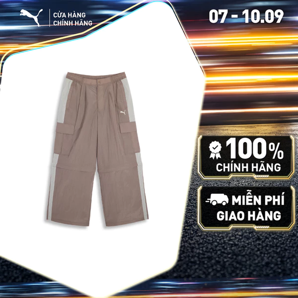 Quần Dài Thời Trang PUMA Nam T7 Convertible Pants Mouse Gray Màu Be